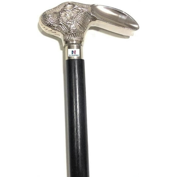 Nautical Rabbit Head Steampunk Walking Stick Victorian Handmade Cane Wooden Walking Stick ~ Stylish Nautical Wand ~ Gift Item