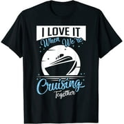 Nautical Romance: Matching Cruise T-Shirts for Couples - Perfect Souvenir for Your Seaside Getaway!