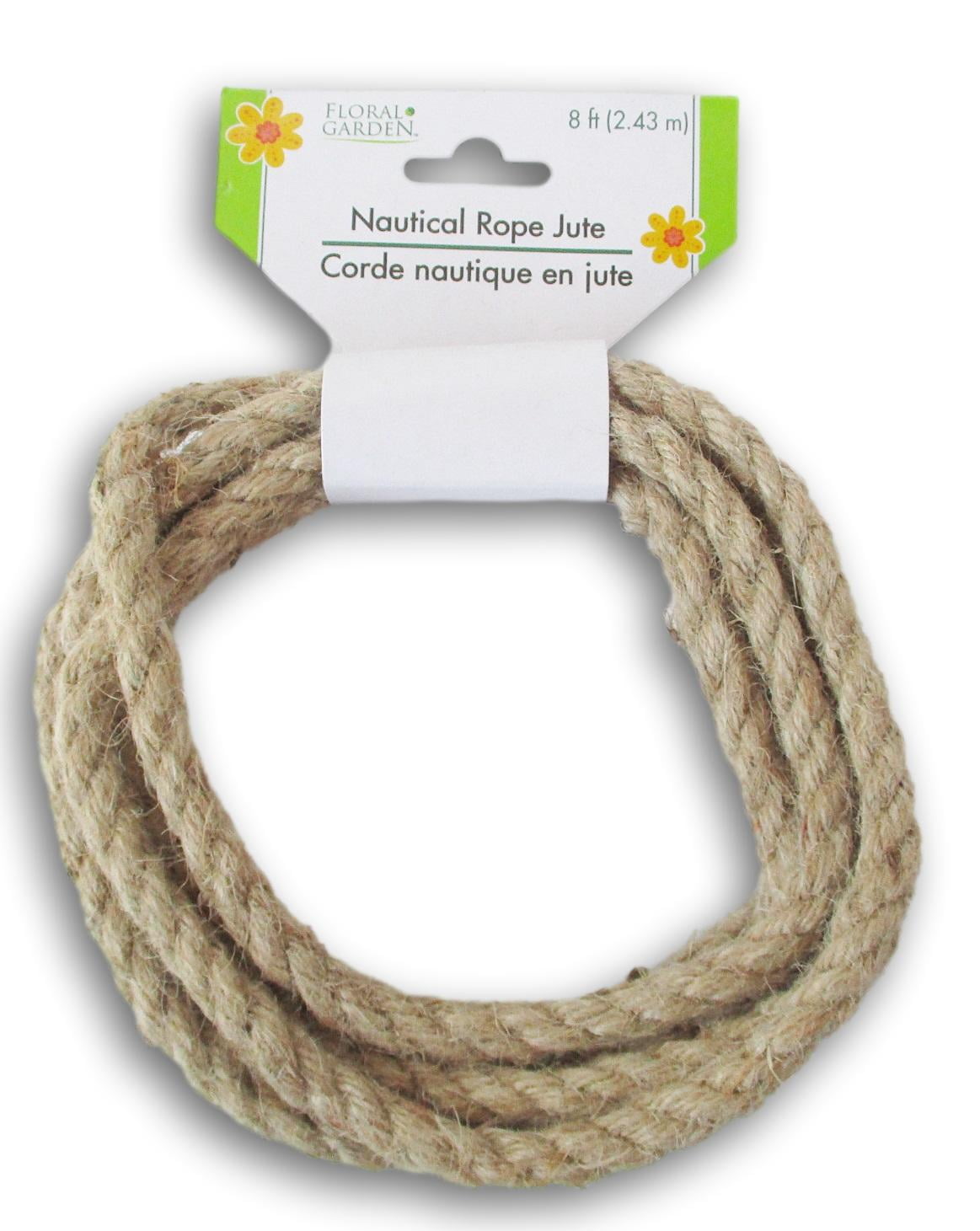 Floral Garden Nautical Rope Cotton 6.8 Ft. Decor or Crafts