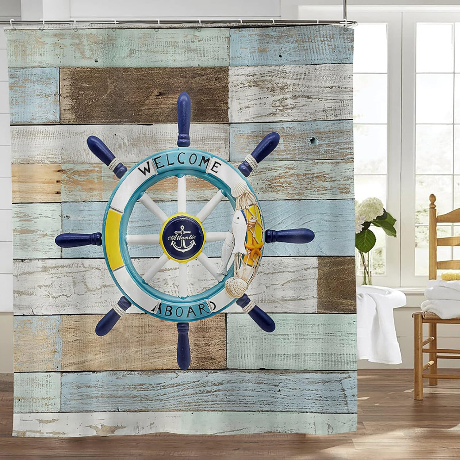 Nautical Shower Curtain