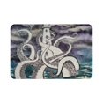 thumbnail image 1 of Nautical Rug Octopus Tentacles Bath Mat Lighthouse Kitchen Mat Ocean Theme Sketch Outdoor Rug 16"X24", 1 of 8