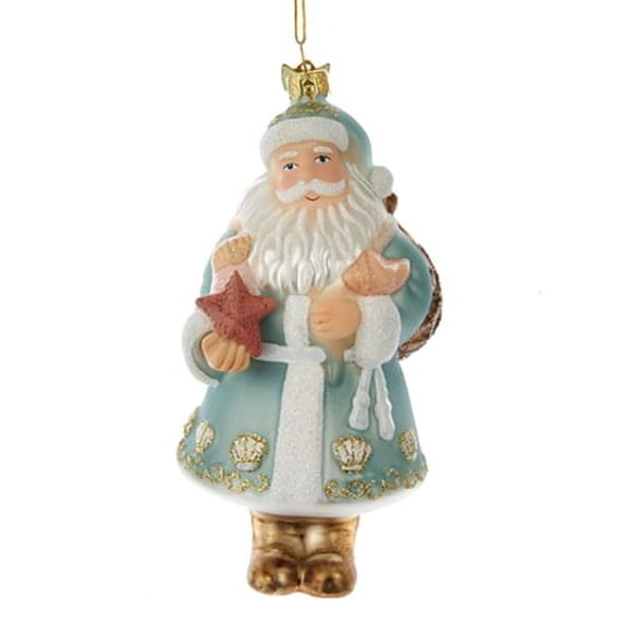 Nautical Santa Ornament