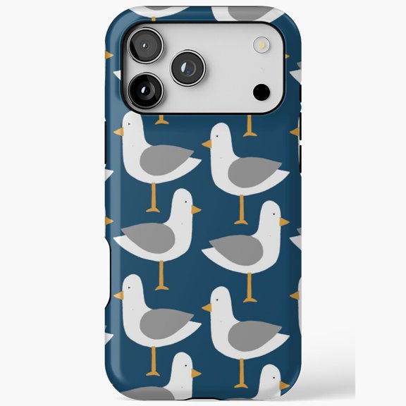 Nautical Seagull Minimalist Art Case iPhone Case 17 11 12 13 14 15 16 Pro Max
