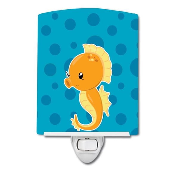 Nautical Seahorse Ceramic Night Light