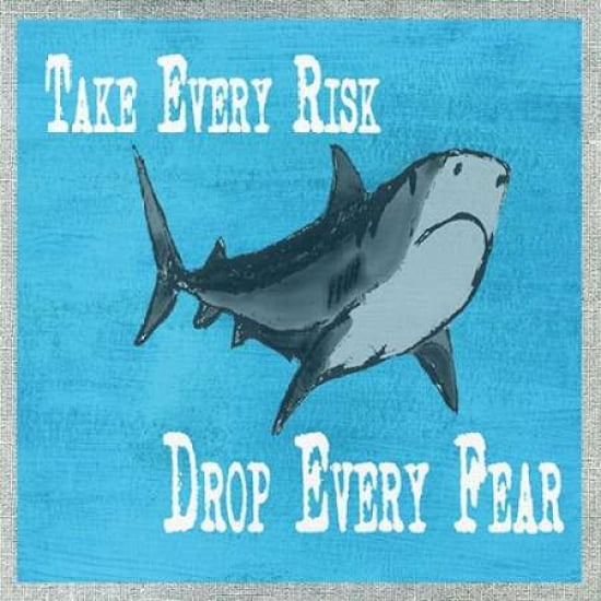 Nautical Shark Canvas Art - Shanni Welsh (24 x 24)