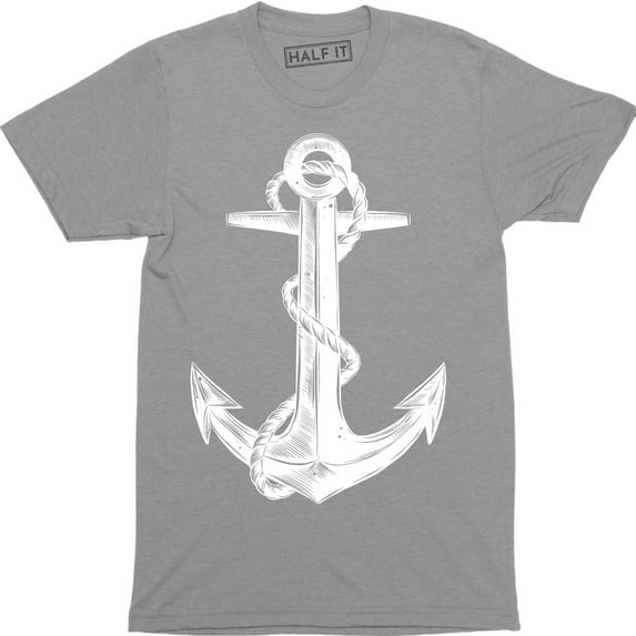 Nautical Ship Anchor Sailor Diver Sailing Boat Outdoors Water Men's Tee Shirt