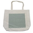 thumbnail image 1 of Nautical Shopping Bag, Animal Print of Fish and Jellyfish, Eco-Friendly Reusable Bag for Groceries Beach and More, 15.5" X 14.5", Cream, by Ambesonne, 1 of 2