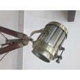 thumbnail image 1 of Nautical Spot Light Table Lamp Designer Searchlight With Wooden Stand, 1 of 3
