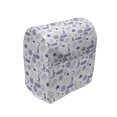 thumbnail image 1 of Nautical Stand Mixer Cover, Hand Drawn Boat Stars Flying Gulls Crescent Moon Shell Waves Girls Pattern, Kitchen Appliance Organizer Bag Cover with Pockets, 5 Quarts, Purple, by Ambesonne, 1 of 4