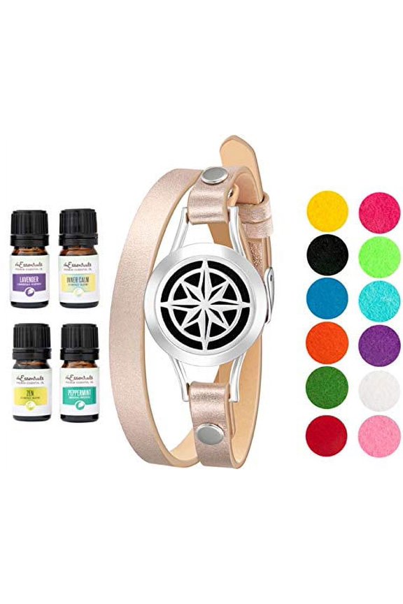 Nautical Star Bracelet Diffuser w/ 8 pads, gift box and 4 oils