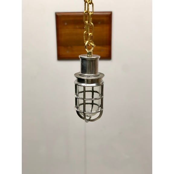 Nautical Theme Solid Aluminum Metal Ceiling Hanging Passageway Bulkhead Pendant Light Fixture