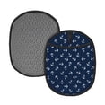 thumbnail image 1 of Nautical Themed Anchors Pot Holders for Kitchen - Heat Resistant Oven Mitts Hot Pads with Pocket, Non Slip Silicone Pot Holders, Cuteness Hanging Loop Potholders for Kitchen Baking, 1 of 5