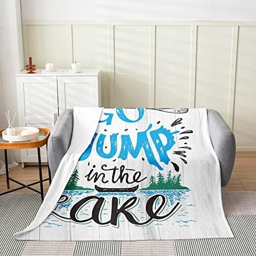 Nautical Themed Throw Blanket Colorful Cartoon Oar Anchor Rudder Fleece