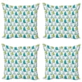 thumbnail image 1 of Ambesonne Nautical Throw Pillow Cover 4 Pack, Sailing Boat Theme, 18", Multicolor, 1 of 2