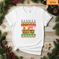 thumbnail image 1 of Nautical Ugly Christmas Sailing Holiday Sweater Top Unisex T-Shirt, up to size 5XL, 1 of 2