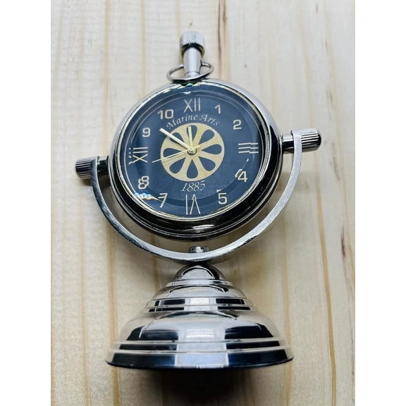 Nautical Vintage Maritime Table Clock