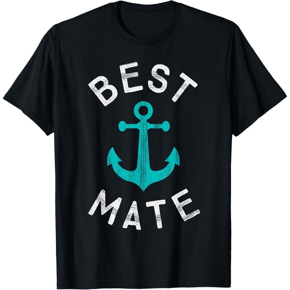 Nautical Wedding Groomsmen Gift Junior Grooms Man Best Mate T-Shirt100% cotton
