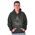 thumbnail image 1 of Nautical Whale Wheel Spiritual Animal Hoodie Sweatshirt Women Men Brisco Brands S, 1 of 6