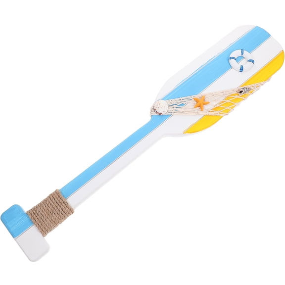 SOPOTUTU Wooden Nautical Paddle Decor Multi Color Beach Theme Wall Hanging Ornament