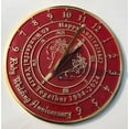 thumbnail image 1 of NauticalMart 40th Ruby Wedding Anniversary Sundial Gift for Parents, Grandparents, Friends, Husband or Wife, Couples, Him & Her Unique Marriage Present 2024 (40th Anniversary), 1 of 5
