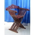 thumbnail image 1 of NauticalMart Antique Medieval Renaissance SAVONAROLA Folding X Chair, 1 of 3