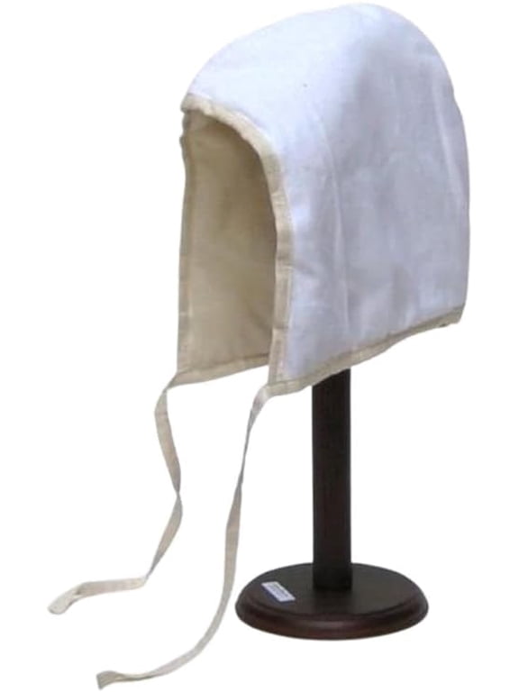 Cotton Padded Coif Arming Cap White Medieval Renaissance Winter Cap Maedieval Times
