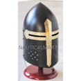 NauticalMart Medieval Black Knight Sugarloaf Armour Helmet