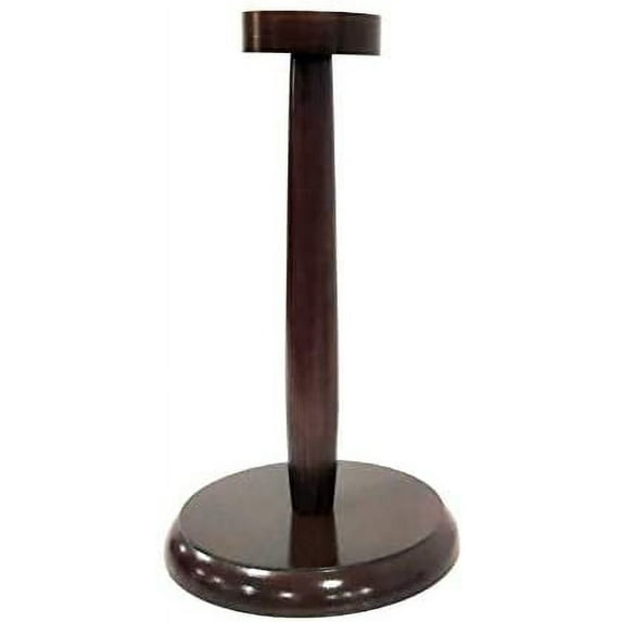 NauticalMart Medieval Helmet Collectible Wooden Display Stand - Brown