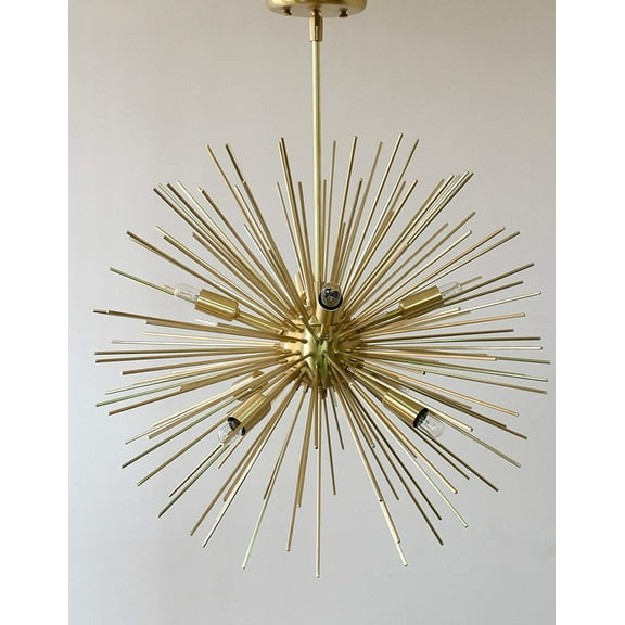 Nauticaz Bronze Sputnik Chandelier Hanging / Ceiling Light with 8 Bulbs for Living Room, Hallway, Dining Room