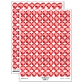 thumbnail image 1 of Nautilus Beach Sea Shell 200+ Round Stickers - Red - Gloss Finish - 0.50" Size, 1 of 3