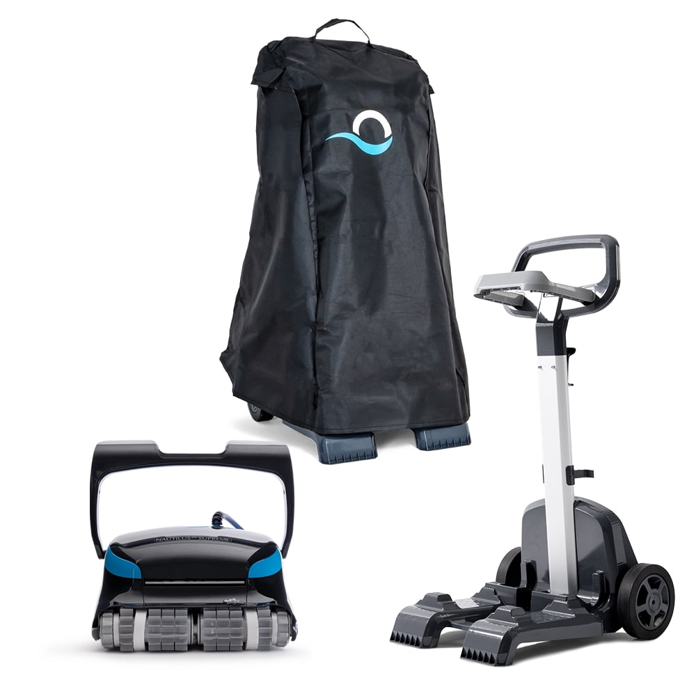 Nautilus CC Supreme Robotic Pool Vacuum Cleaner Caddy and Caddy Cover
