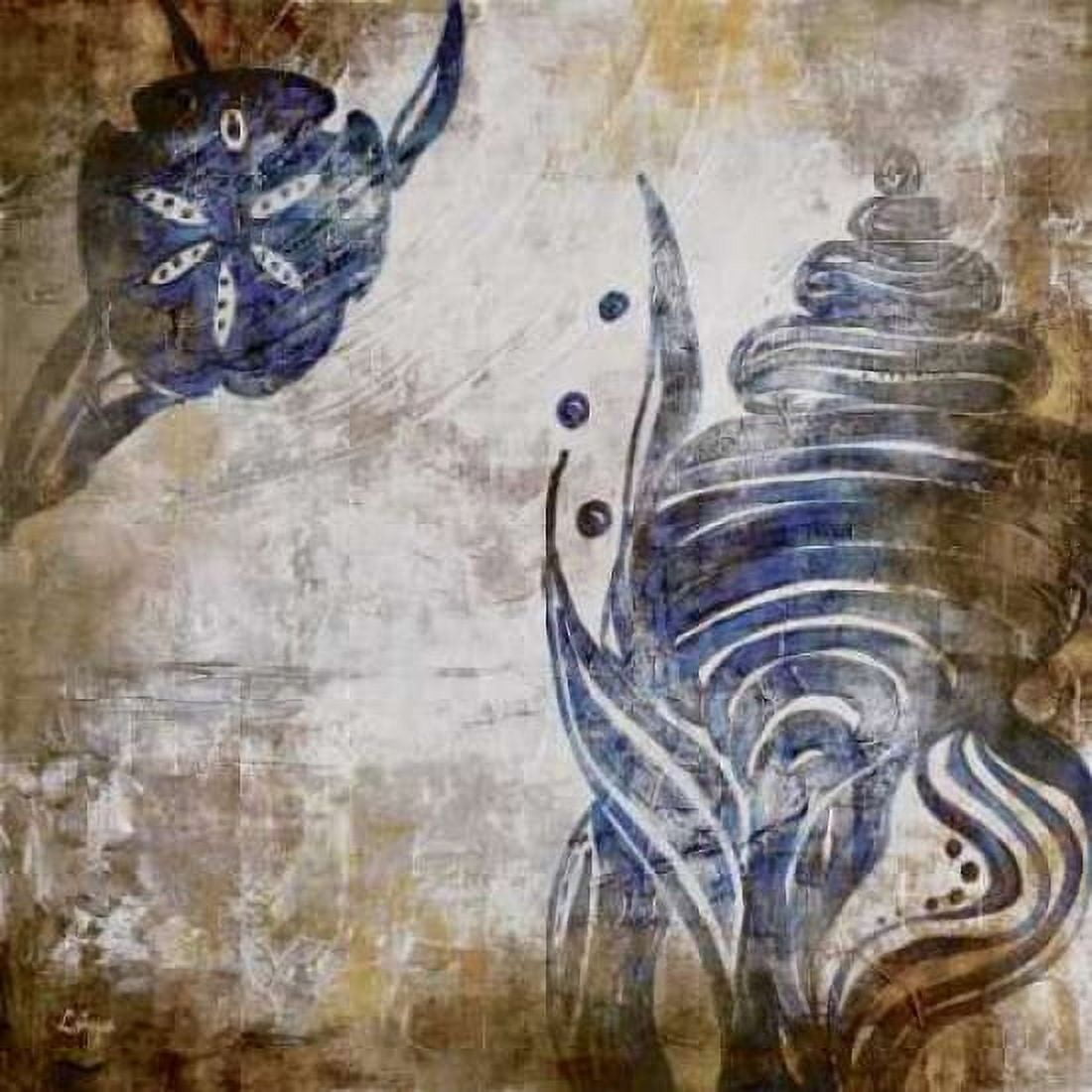 Nautilus I Canvas Art - Loretta Linza (24 x 24)