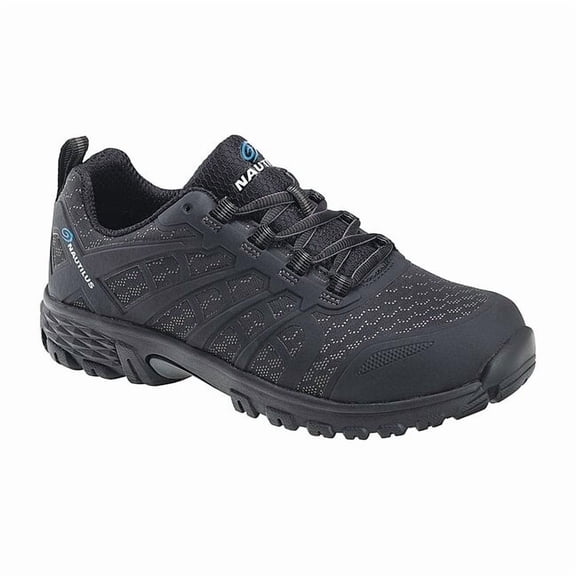 Nautilus Nautilus Safety Footwear - Stratus Series - Men's Athletic Shoes - Aluminum Toe - IC|SD|SR - Black - Size: 10W