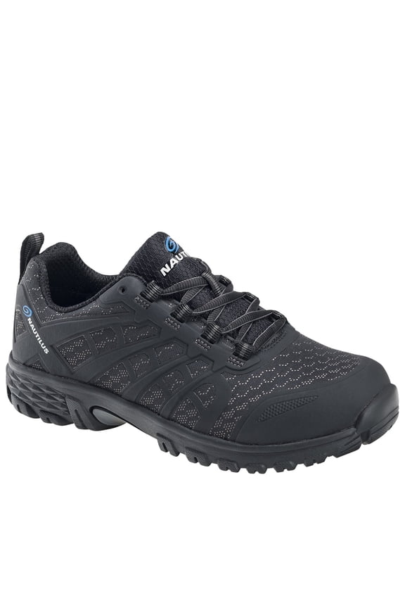 Nautilus Nautilus Safety Footwear - Stratus Series - Men's Athletic Shoes - Aluminum Toe - IC|SD|SR - Black - Size: 13W