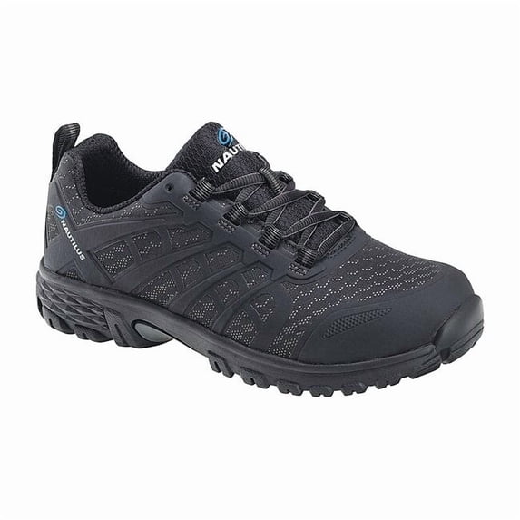 Nautilus Nautilus Safety Footwear - Stratus Series - Men's Athletic Shoes - Aluminum Toe - IC|SD|SR - Black - Size: 10.5W