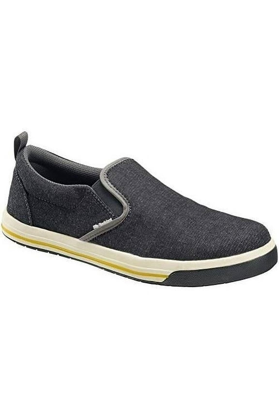 Safety Footwear Men Black Leather Slip-On ESD Westside Size Options