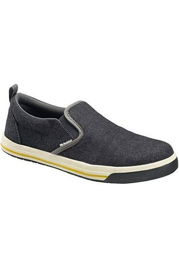 Safety Footwear Men Black Leather Slip-On ESD Westside Size Options