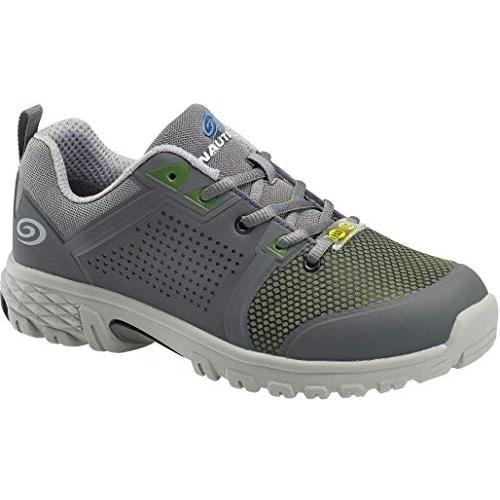 Nautilus Safety Footwear Mens Zephyr Gray Slip Resistant ESD Work