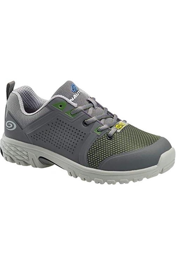 Safety Footwear Mens Zephyr Gray Slip Resistant ESD Work Shoe Size 11