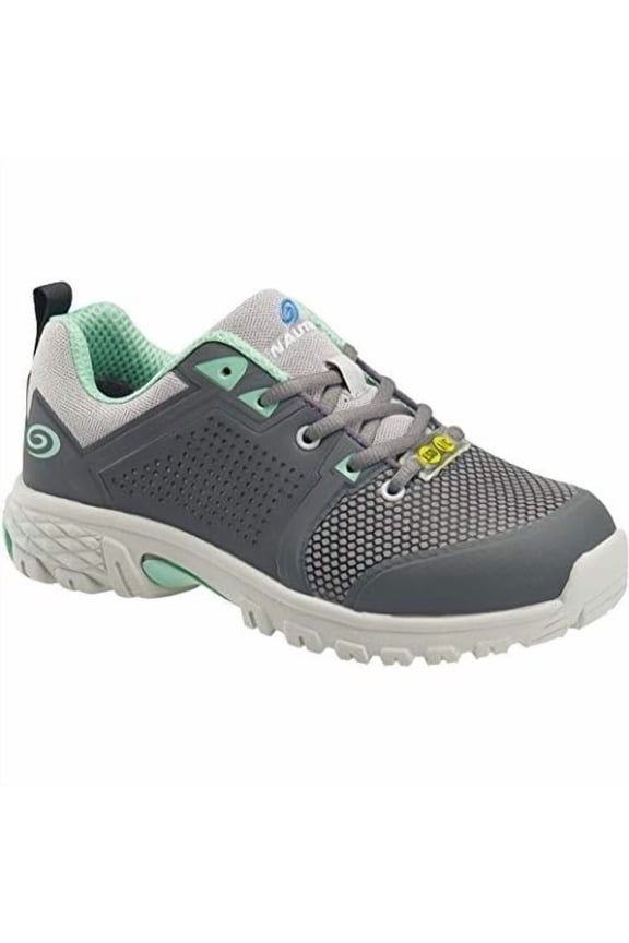 Safety Footwear Womens Zephyr Slip Resistant ESD Work Shoe Grey
