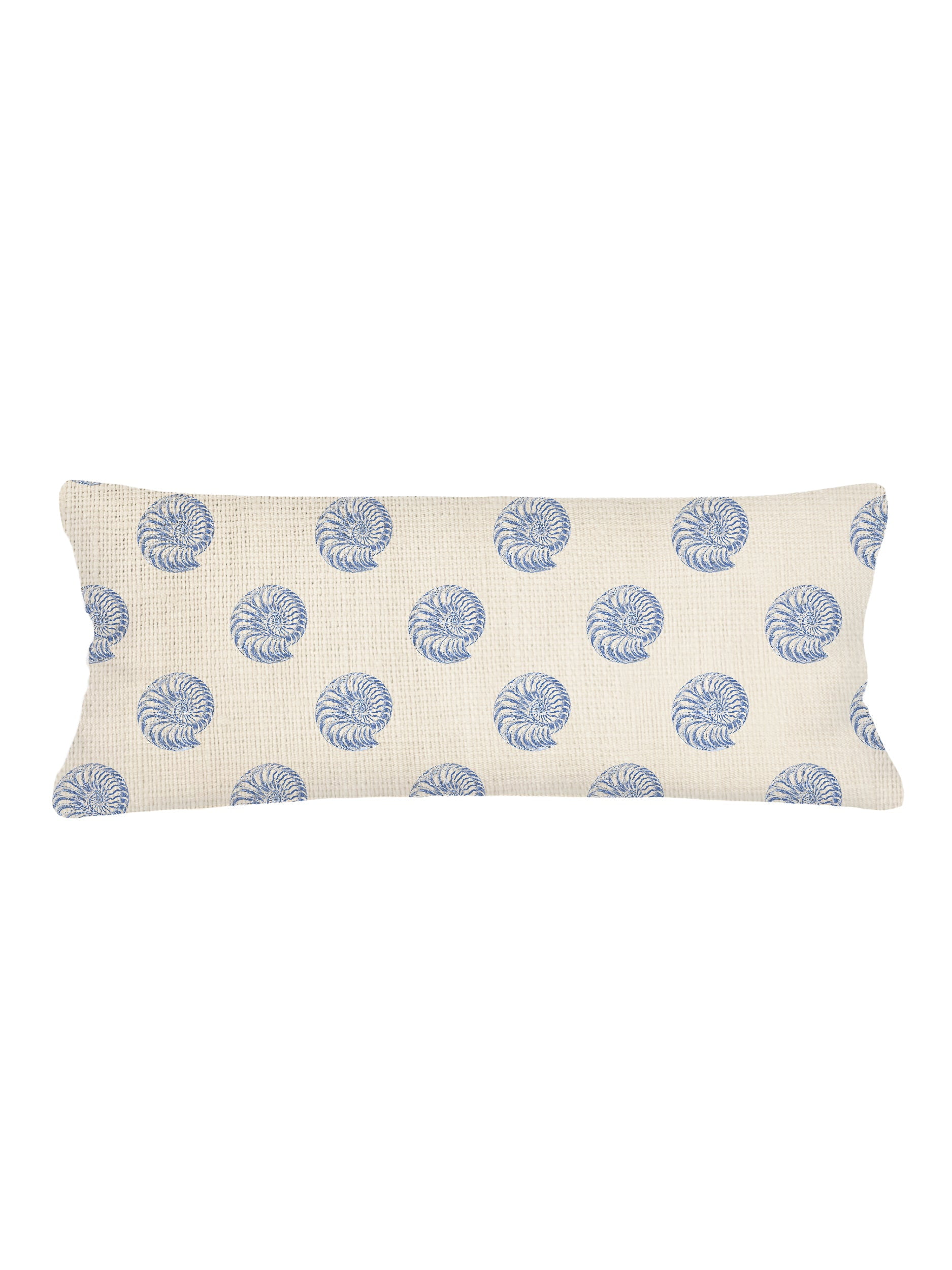 Shell Linien Nautilus Shell Linen Pillow 14x40 Down - Walmart.com