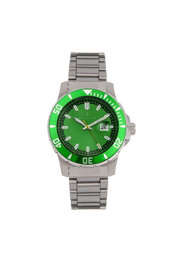 Admiralty Pro 200 Bracelet Watch w/Date - Green