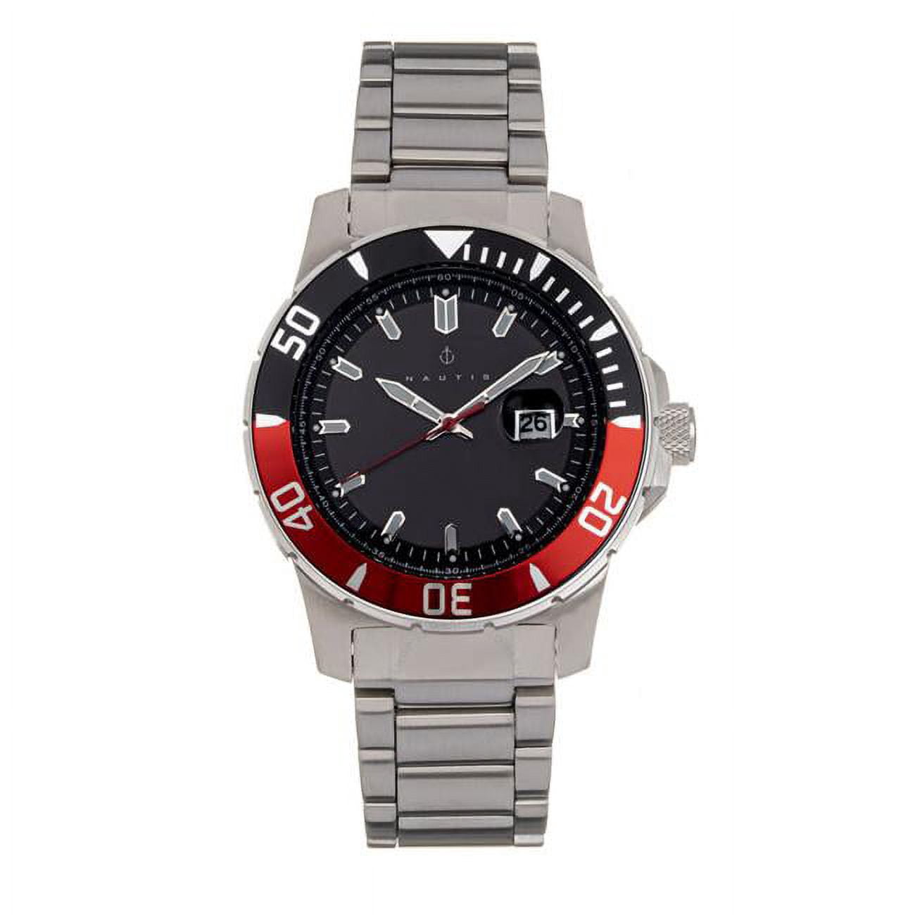 NWT Nautis Admiralty Pro 200 Quartz Black Dial Men\'s Watch Nautis Dive Pro 200 Men main image 3