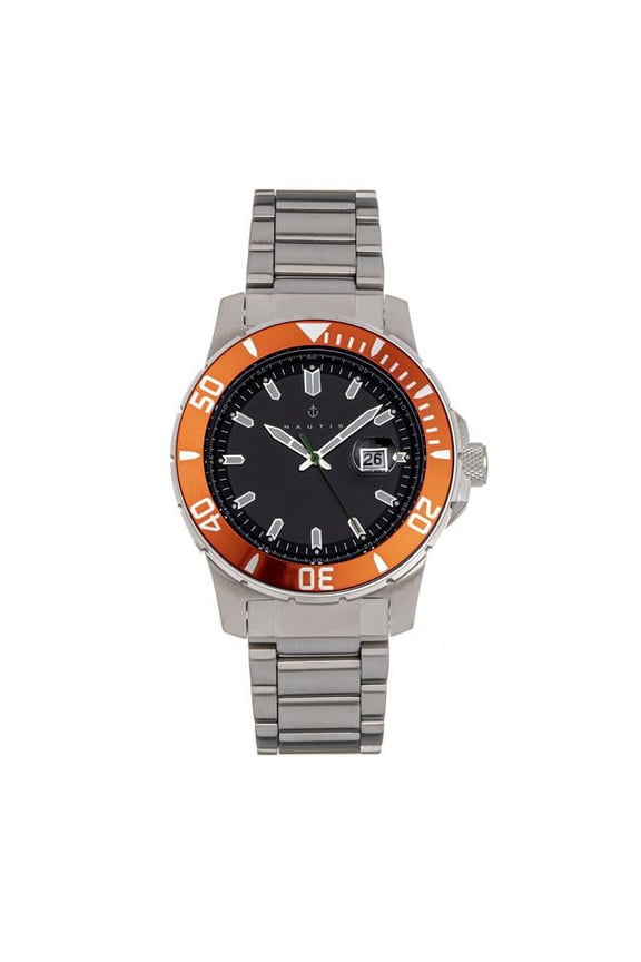 Admiralty Pro 200 Bracelet Watch w/Date - Orange/Black