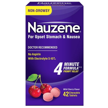Nauzene Chewable Tablets 42 Count