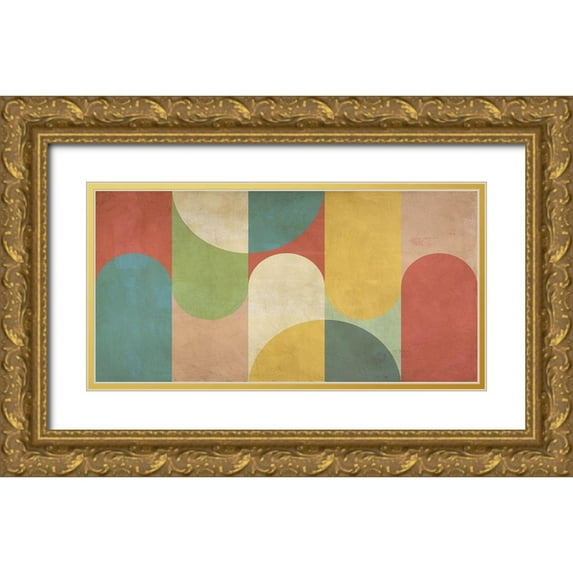 Nava, Sandro 24x14 Gold Ornate Wood Framed with Double Matting Museum Art Print Titled - Northern Summer