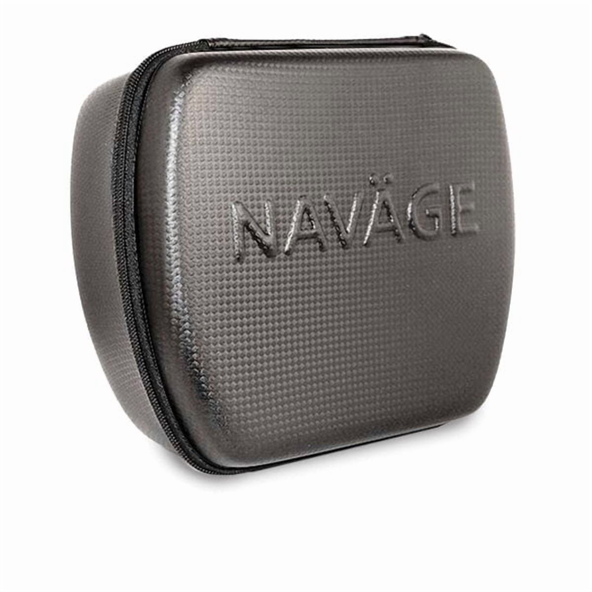 Navage Black Travel Case - Safety Case For Navage Nasal Irrigation System - Anti-Scratch Protector - Travel Storage Organizer for Nose Cleaner (Black)