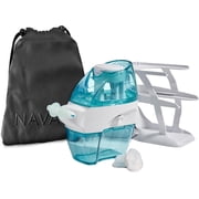 مجموعة Navage Nasal Care DELUXE من منظف الأنف Navage، وحقيبة سفر سوداء، وحامل طاولة، و30 كبسولة ملح