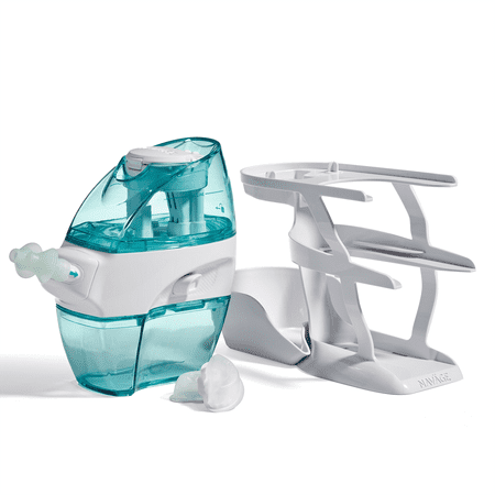 Navage Nasal Care ESSENTIALS Bundle: Navage Nose Cleaner, Countertop Caddy, and 30 SaltPod Capsules.