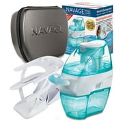 Navage Nasal Care Premier Bundle: Navage Nose Cleaner, 20 SaltPods, Triple-Tier Countertop Caddy, & Black Travel Case